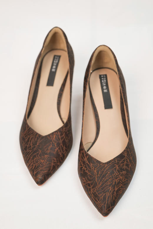 漫物记香云纱尖头高跟鞋 商品图2