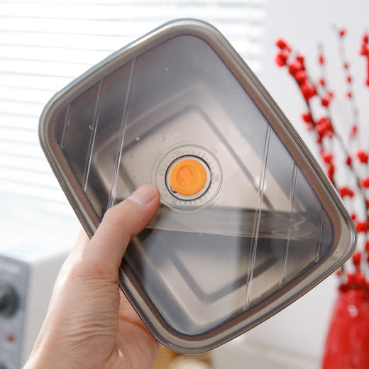 鼎德DINDD微真空保鲜收纳便当盒，食品级SUS316不锈钢材质，TTR五研认证，微真空，更保鲜。密封不漏、拒绝串味！！ 商品图2