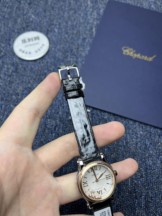 专柜同步新款 NR萧邦快乐钻系列30mm 机械女表 商品图7