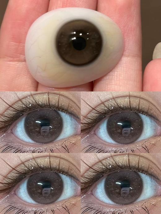 Breeze半年抛 · 有点清纯&有点透亮&有点无辜   14.2mm白狮参考着色中等直径  半年抛2片 商品图1