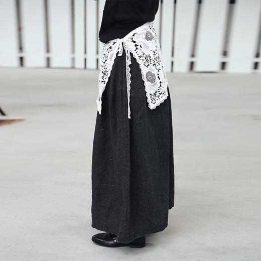 绽放446朵/重工蕾丝花边叠搭皮帘围裙腰带 商品图3