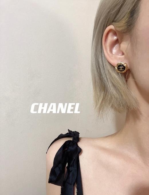 香奈儿 圆黑金边耳钉 （XTY） 商品图7