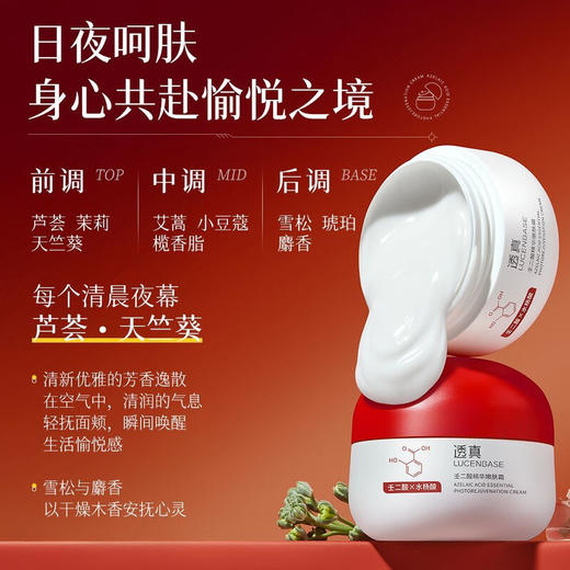 【肌肤无”痘”留 净澈黑头0毛孔】透真壬二酸精华霜祛痘面霜控油去痘印粉刺黑头保湿舒缓收缩毛孔女 [祛痘淡印]壬二酸精华霜50g 商品图4