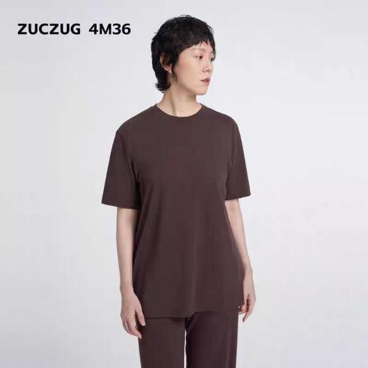 2楼素然灵地丝羊毛棉针织布宽松T恤吊牌价695 商品图5