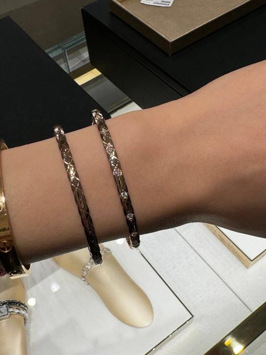 香奈儿 细版半钻菱格手镯（XJ） 商品图14