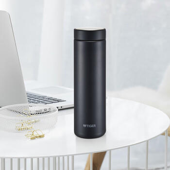 虎牌（TIGER）不锈钢轻量便携保温保冷水杯子MMZ-A50C-KG石墨黑500ml 商品图4