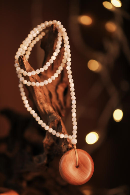 【预售】老山檀平安扣项链吊坠【器悟雅玩】 商品图2