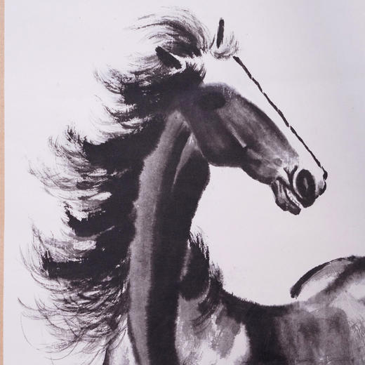 徐悲鸿《立马图》炫彩钞艺画 荣宝燕泰出品 荧光防伪 商品图4