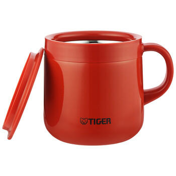 虎牌（TIGER）保温杯不锈钢双层真空办公咖啡马克杯MCI-A28C-R深红色280ml 商品图4