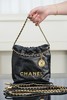 香奈儿  25A新款 22Mini bag  黑金 垃圾袋 （LZ） 商品缩略图1