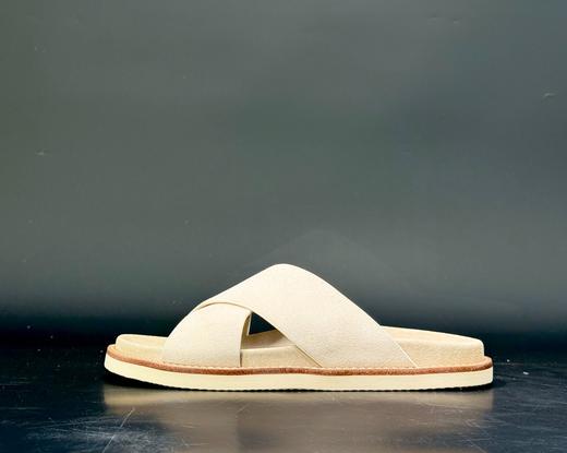 男款绒面圆头露趾一字拖鞋006 商品图3