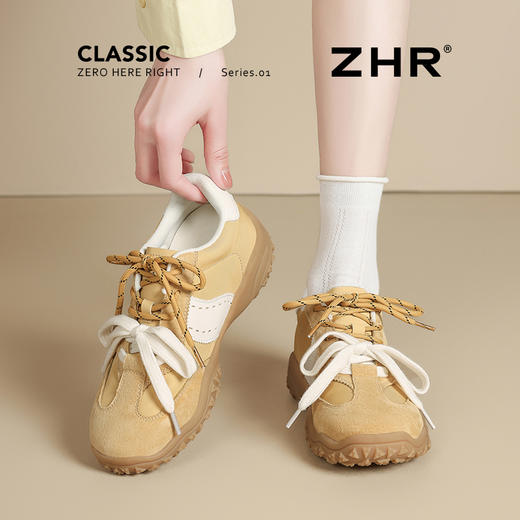 ZHR则则时尚内增高休闲鞋2025夏季新款元气多巴胺休闲鞋CX108 商品图3