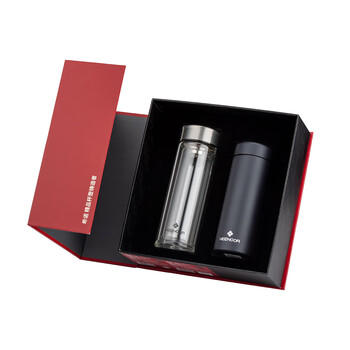 希诺（HEENOOR）礼盒套装内含希诺玻璃杯保温杯男女高档精装送礼教师节礼物实用 商品图1