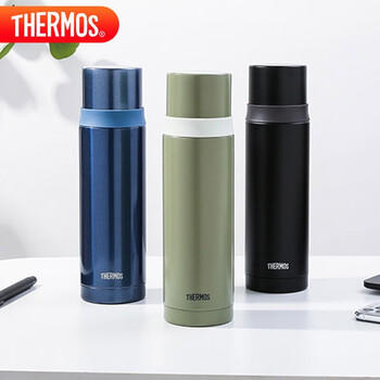 膳魔师（THERMOS）500ml保温杯商务办公带杯盖水杯男女士简约保冷杯 FEI-501 BK黑色 /厨具 /水具 /保温杯 商品图4