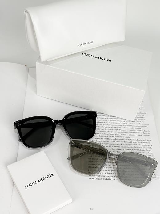 QT74-GENTLE MONSTER 镜腿微标 醋酯纤维 方形 太阳眼镜 （QT*JH）夏季专享 商品图0