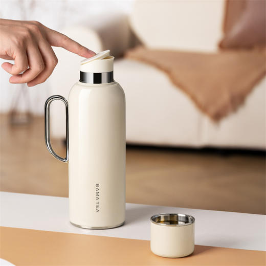 八马茶具 | 茗悦焖茶壶750ml（珍珠白/薄荷绿/丁香紫/落日橙/远山蓝） 商品图2