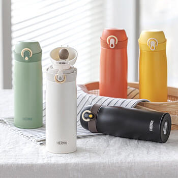 膳魔师（THERMOS）保温杯400毫升316钢男女士儿童保冷水杯子茶杯TCME-400S-OR 商品图6