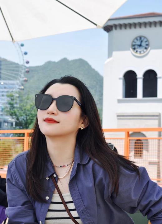 QT75-GENTLE MONSTER ROSY.S 板材加金属 方形 太阳眼镜 男女同款情侣款 黑色（QT*JH）夏季专享 商品图2