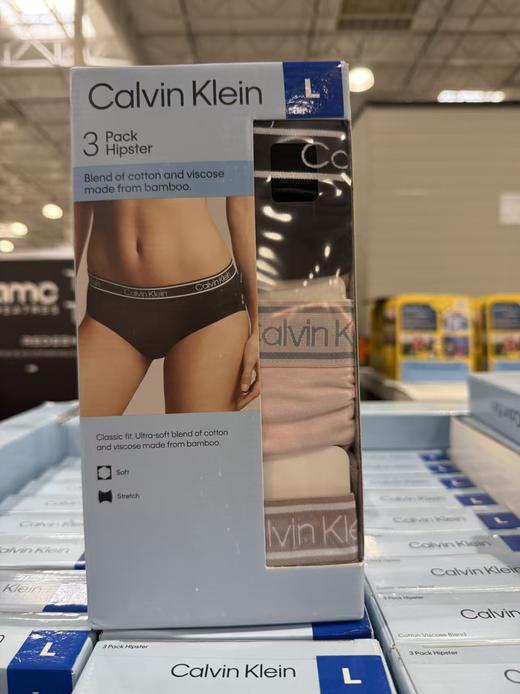 到手价158元 Calvin Klein/CK 女士中腰内裤三条装 码全S-XL颜色随机 商品图7