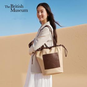 大英博物馆盖亚安德森猫系列抽绳通勤桶包单肩包