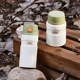 膳魔师（THERMOS）保温杯大肚杯990ml大容量男女士儿童保冷水杯子TSK2-990S CRW /厨具 /水具 /保温杯