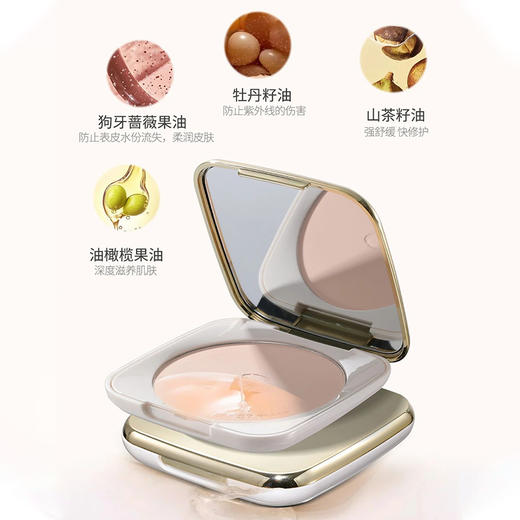 【清透美白防晒粉饼】 美白祛斑+防晒+遮瑕+定妆四效合一16g 商品图3