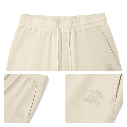 【国风/运动/休闲】柒牌男装休闲裤肌理面料松紧腰无束缚束脚裤男129H72620 商品图3