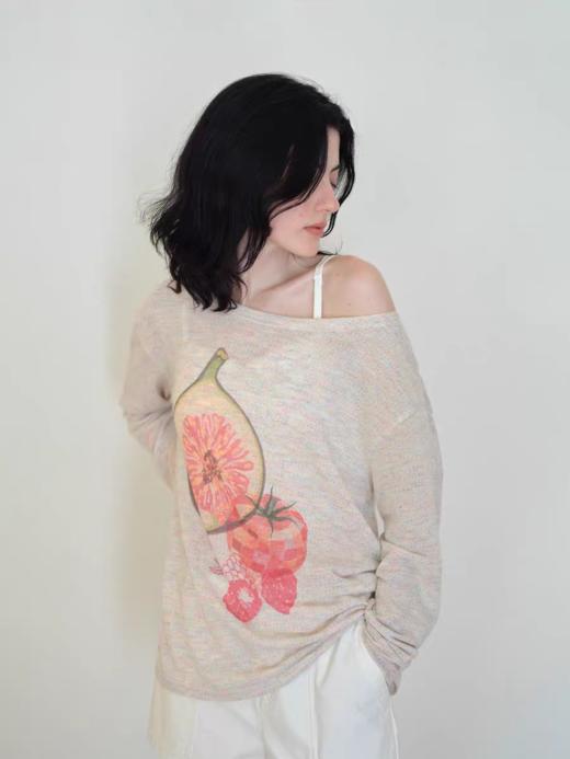 Evistub女装/E-5QCX1105/水果印花T恤女夏 商品图2