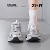 ZHR则则银色厚底老爹鞋女2025新款网面透气运动鞋百搭增高休闲鞋 商品缩略图7