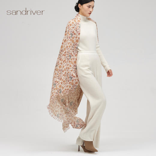 西藏羊绒针织阔腿裤 SJF96K363N 商品图4