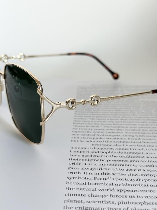 QT68-古驰 马衔扣时尚太阳镜 金属 方形 太阳眼镜 男女同款情侣款（QT*JH）夏季专享 商品图7