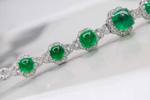 10.5克拉糖塔祖母绿手链 商品图1
