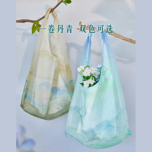 【故宫包袋】千里江山单肩包大容量女手提包夏中国风七夕生日礼物女 商品图3