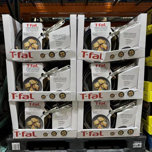 到手价550元 T-FAL特福三件套平底不粘锅8in（约20.3厘米）、10.5in(约26.6厘米）12in（约30.4厘米） 美国代购，无中文标签，介意慎拍 商品图8