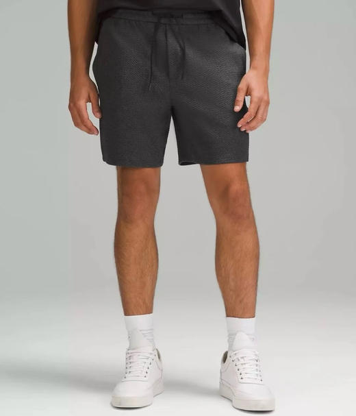 Lulu高端Textured男士泡泡棉速干休闲短裤073005 商品图7