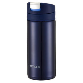 虎牌（TIGER）保温杯梦重力轻巧弹盖不锈钢保温/冷杯MMX-A20C-AI靛蓝色200ml /厨具 /水具 /保温杯