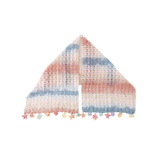 苏苏姐家海月贝壳便携披肩手工DIY钩针马海毛线团自制材料包 商品图4