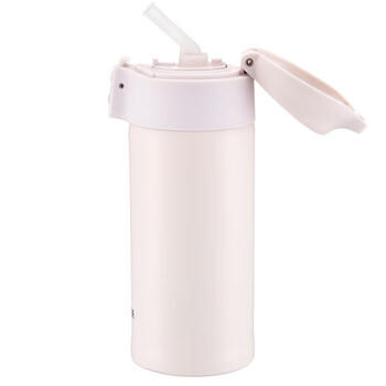 虎牌（TIGER）时尚清新保温杯（直饮盖+吸管盖） MMT-B35C-PV 奶白色 350ml 商品图1