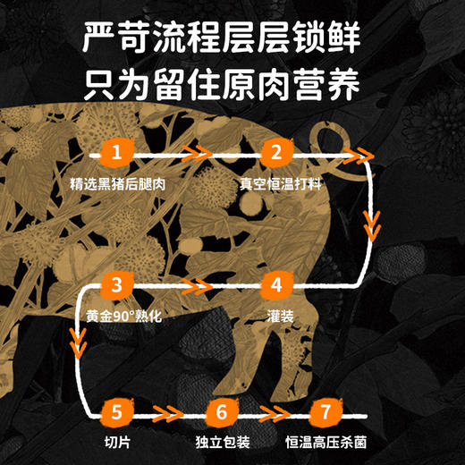 神兽果果 午餐肉黑猪后腿肉饼精选健康儿童宝宝 商品图3