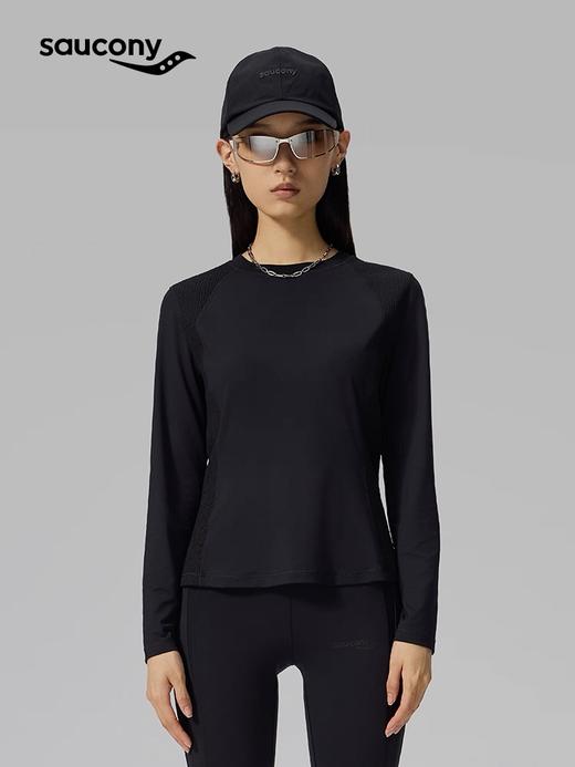 【云粉节】【新款上新】7楼索康尼超薄弹力修身圆领T女款款号SA1250LT83L-BK001吊牌价490 商品图0