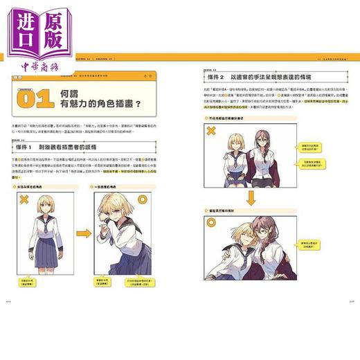 预售 【中商原版】变化无限的人物姿势＆构图绘画技法：让角色更具魅力的专业级巧思 港台艺术原版 カリマリカ 商品图2