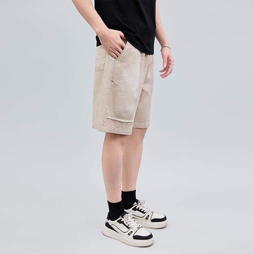 【新品上新】HX 夏季工装休闲五分裤纯棉S206522086101 商品图1