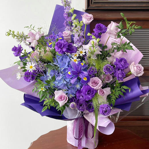 紫精灵-小众高级感花束 商品图4