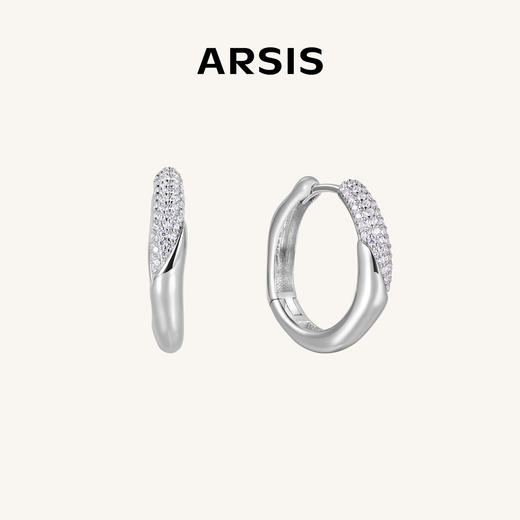 ARSIS｜流光系列 流光水滴耳圈 商品图0