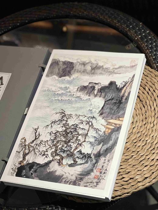 重磅推荐！！《陆俨少杜甫诗意册》，陆俨少绘，一函百幅，高43.5厘米，宽27.5厘米。，全彩精印，浙江人民美术出版社2025年6月一版一印。定价680，售价520元。 商品图10