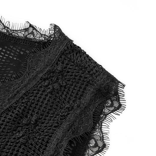 「高货wl」全新升级【铂金会员165/天猫219/差价54】(95343)洛诗琳法式气质高级感时尚典雅修身立体蕾丝背心上衣女 商品图3