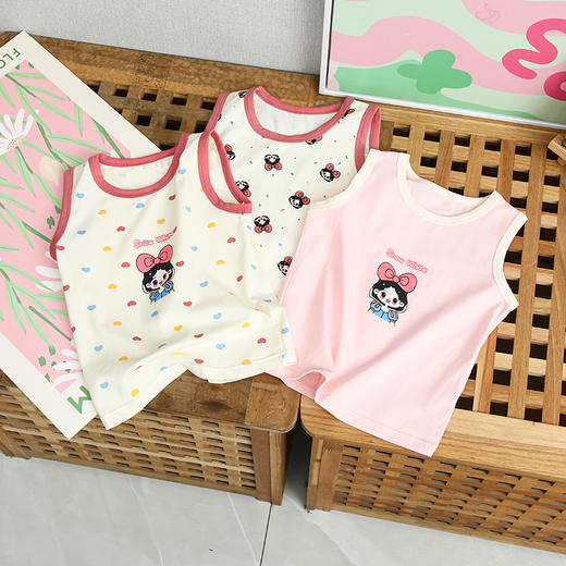 【39元三件】儿童莱卡纯棉背心丨卡通印花 A类质检亲肤 商品图2