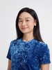 2楼素然光泽丝绒修身T恤吊牌价795 商品缩略图2