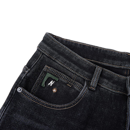 【断码清仓】HX 冬季水洗牛仔长裤S201444250101 商品图3