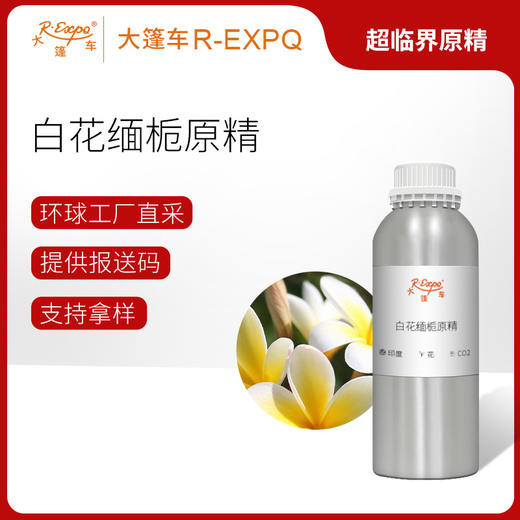 白花缅栀原精/白鸡蛋花 Frangipani CO2萃取精油芳疗护理调香批发 商品图0